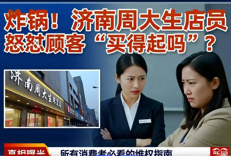 济南周大生店员不当言辞引争议,品牌方回应已处理涉事员工 | 金价高位下的服务态度再受关注